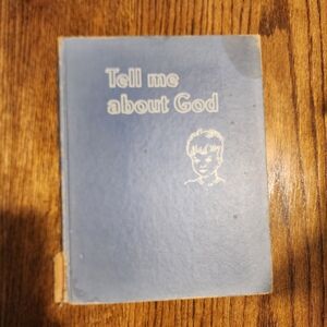 Vintage Tell me about God book